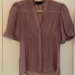 Swiss dot blouse